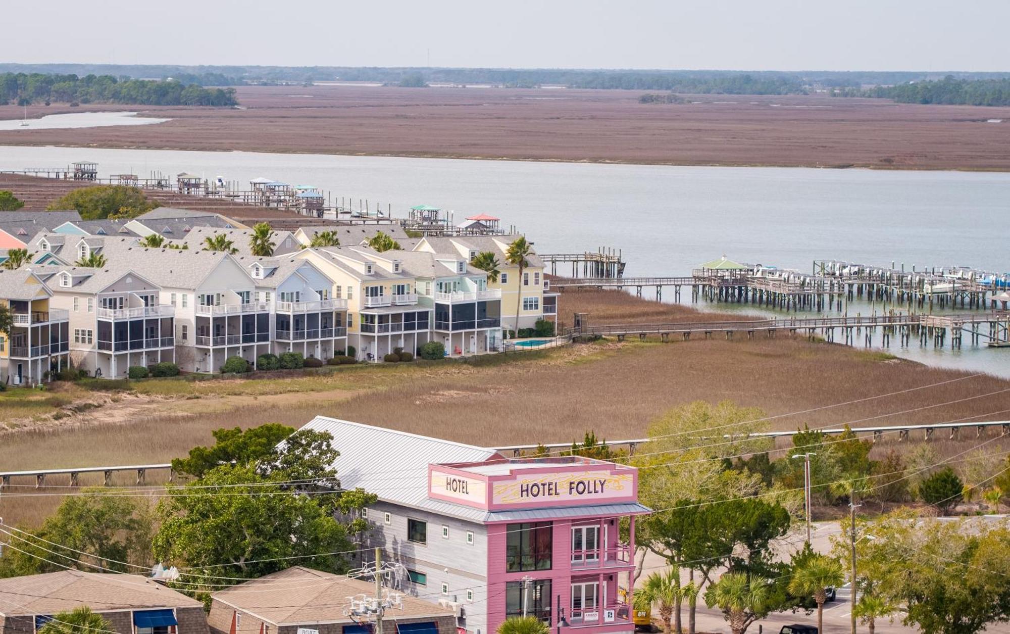 Hotel Folly With Marsh And Sunset Views ฟอลลีบีช ภายนอก รูปภาพ